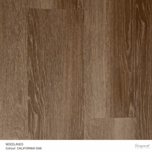 Woodlands luxury vinyl plank in California Oak light wood tone