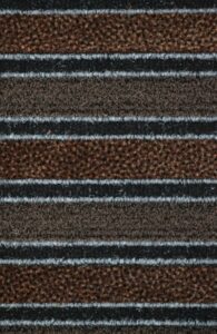 Trio Scraper entrance mat in Hazel warm neutral tone with textured scraper finish