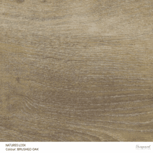 Nature’s Look luxury vinyl plank in Brushed Oak wood-grain finish