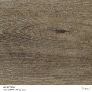 Nature’s Look luxury vinyl plank in Driftwood Oak rustic wood look