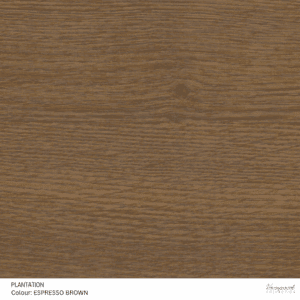 Plantation luxury vinyl tile plank in Espresso Brown rich wood tone